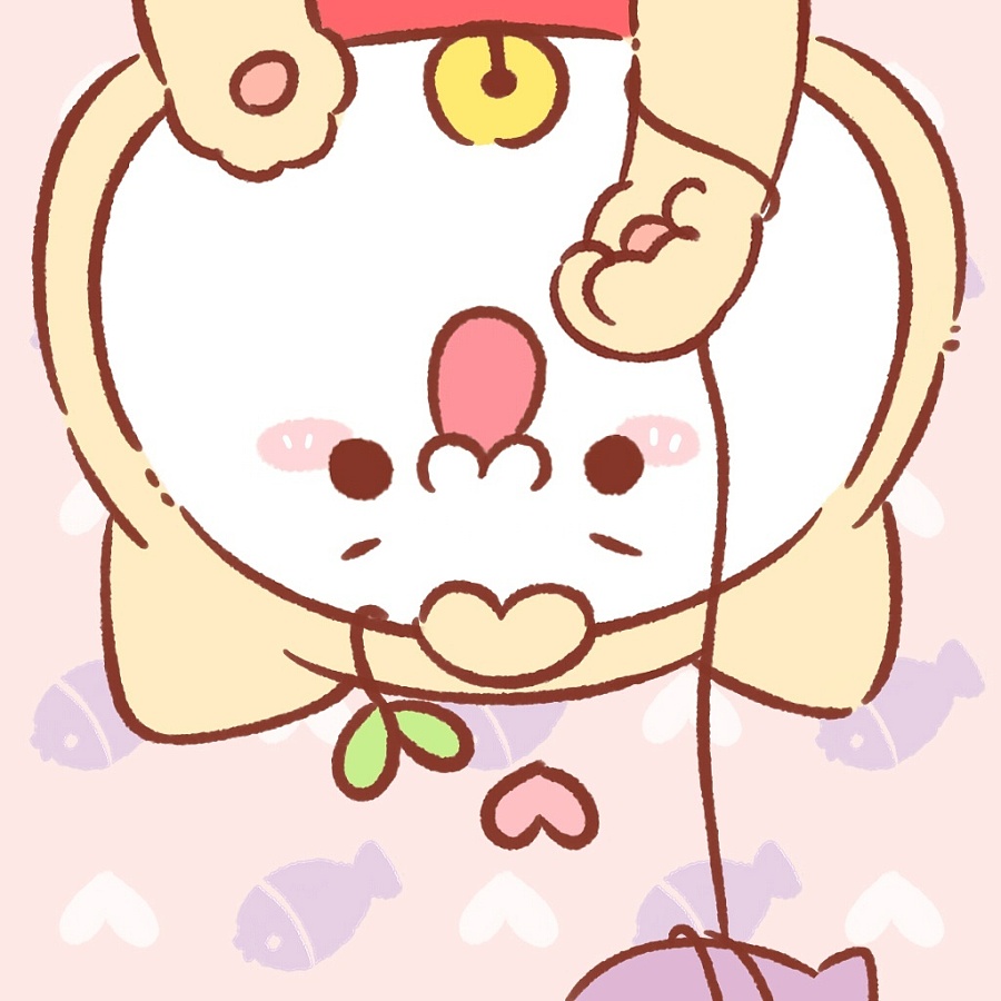 【头像×长草颜团子】团子变喵喵~来吸吧