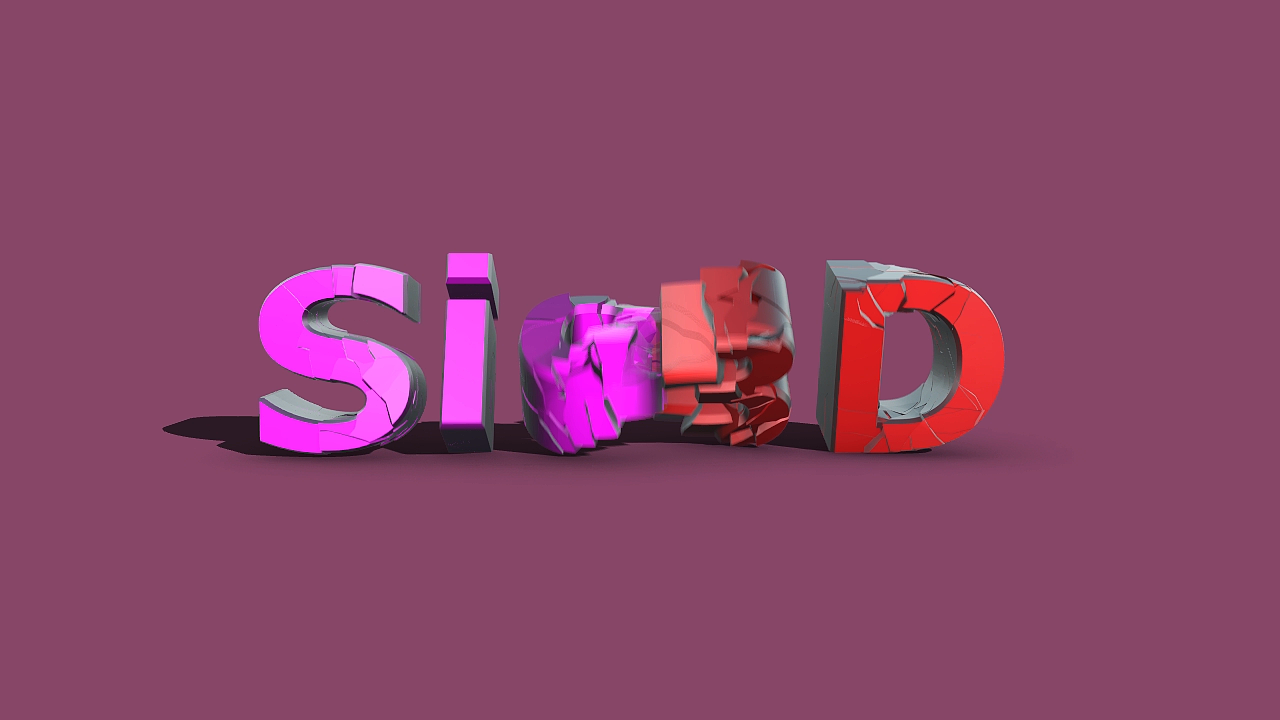 e3d文字变形动画