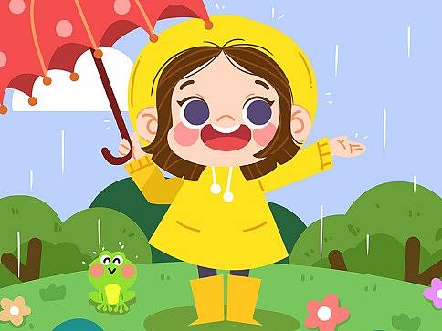 扁平儿童插画 （一）