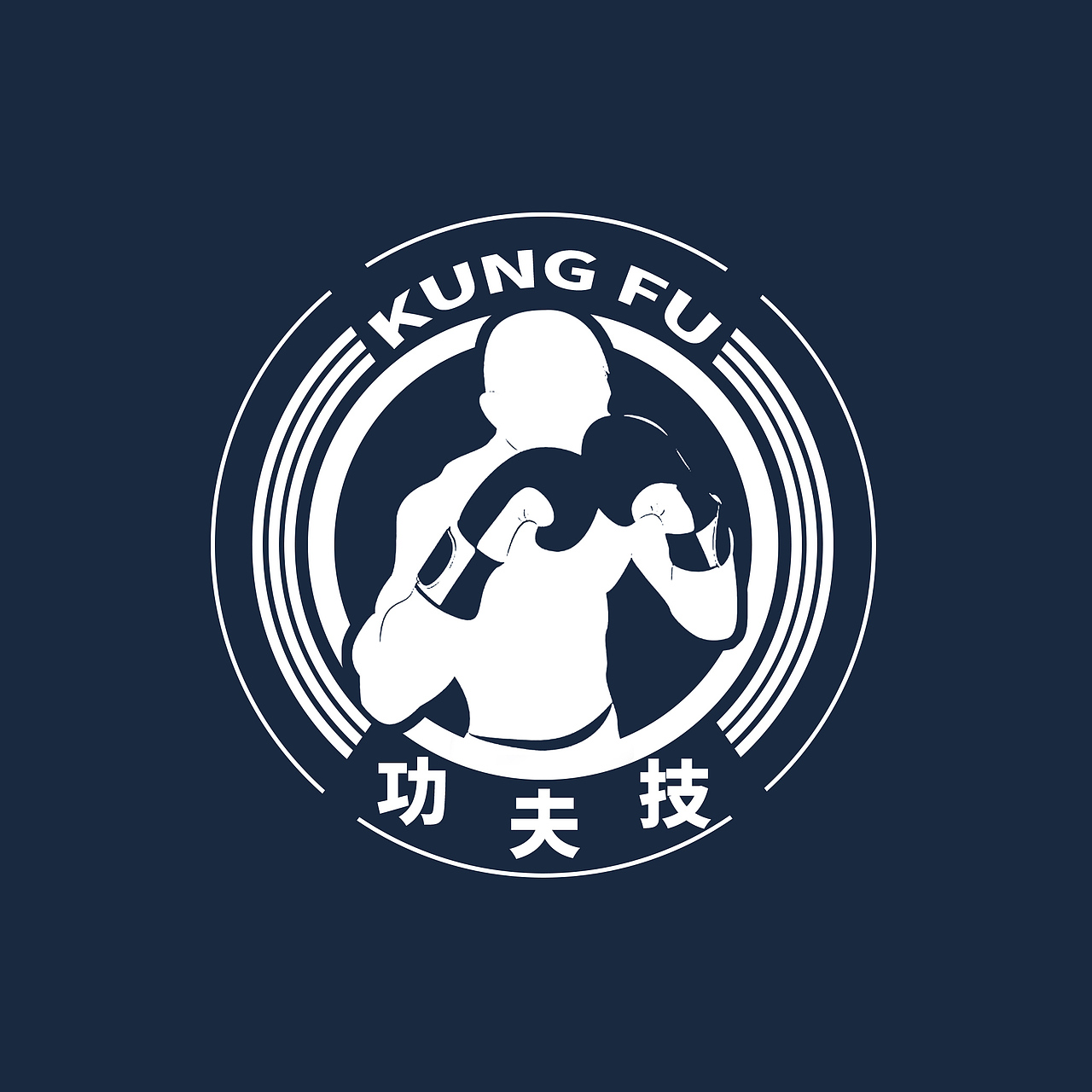 功夫拳赛散打logo