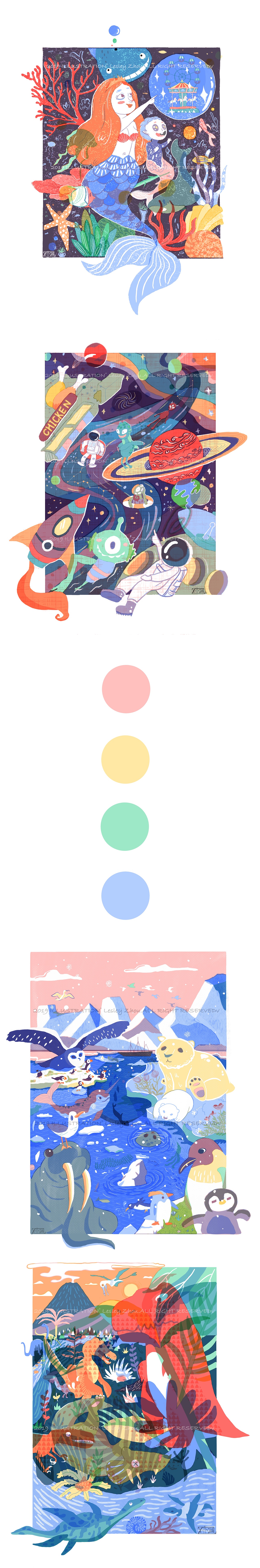 少色叠加系列（图ZMTc4NTg1MDI4） - 创作习作 - 站酷设计师粥不粥Lesley原创素材 - 站酷ZCOOL