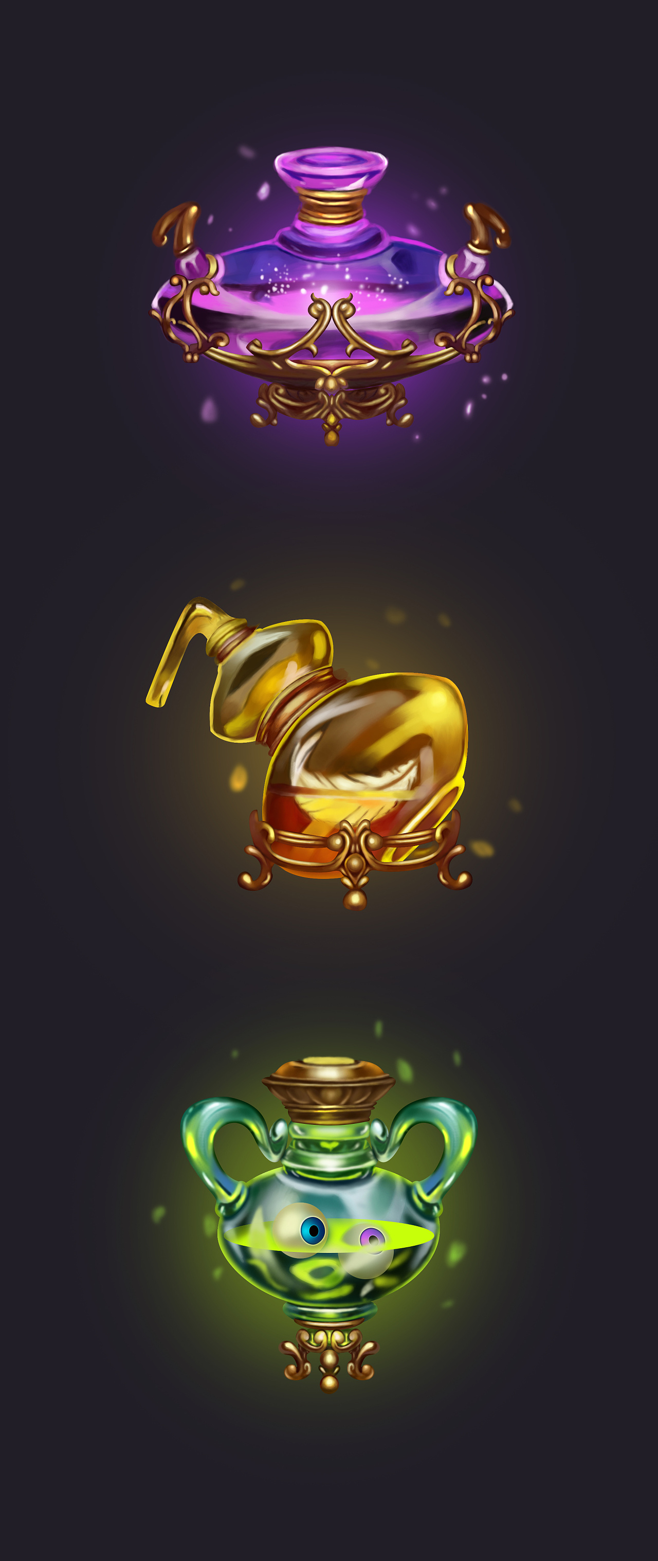 手绘魔法瓶|插画|游戏原画|jamiege - 临摹作品 - 站酷 (zcool)