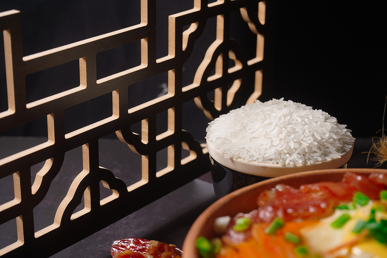 太粮靓虾王大米拍摄