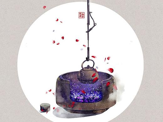 诗词画雅集（二）——圆框版
