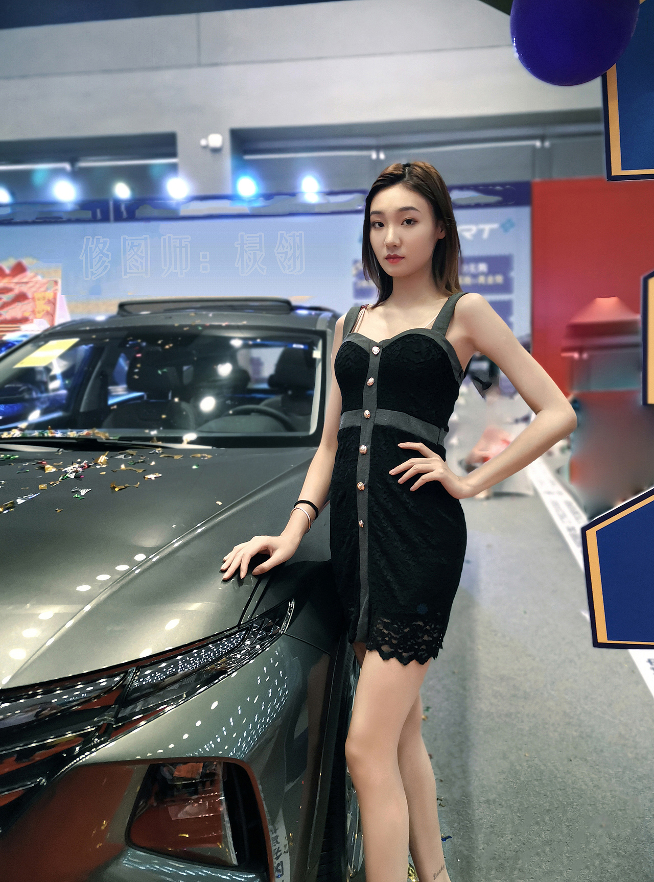 车展美女车模