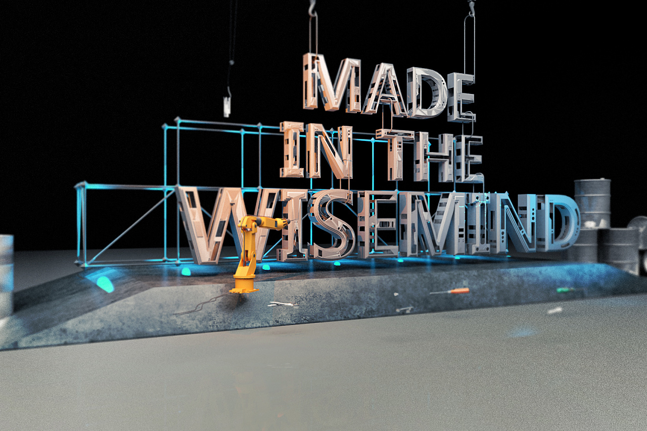 3d max 渲染 立体字 效果图|三维|其他三维|jhhyuu - 原创作品 - 站酷