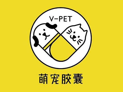 V-PET 萌宠胶囊公众号版式设计/VI 设计/吉祥物设计