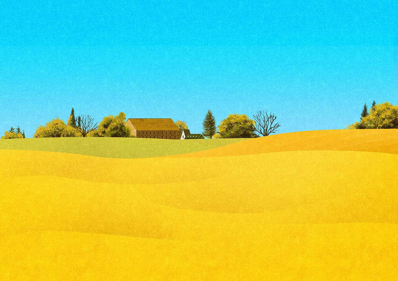 六月风景画 | 2021|插画|创作习作|powershen - 原创作品 - 站酷