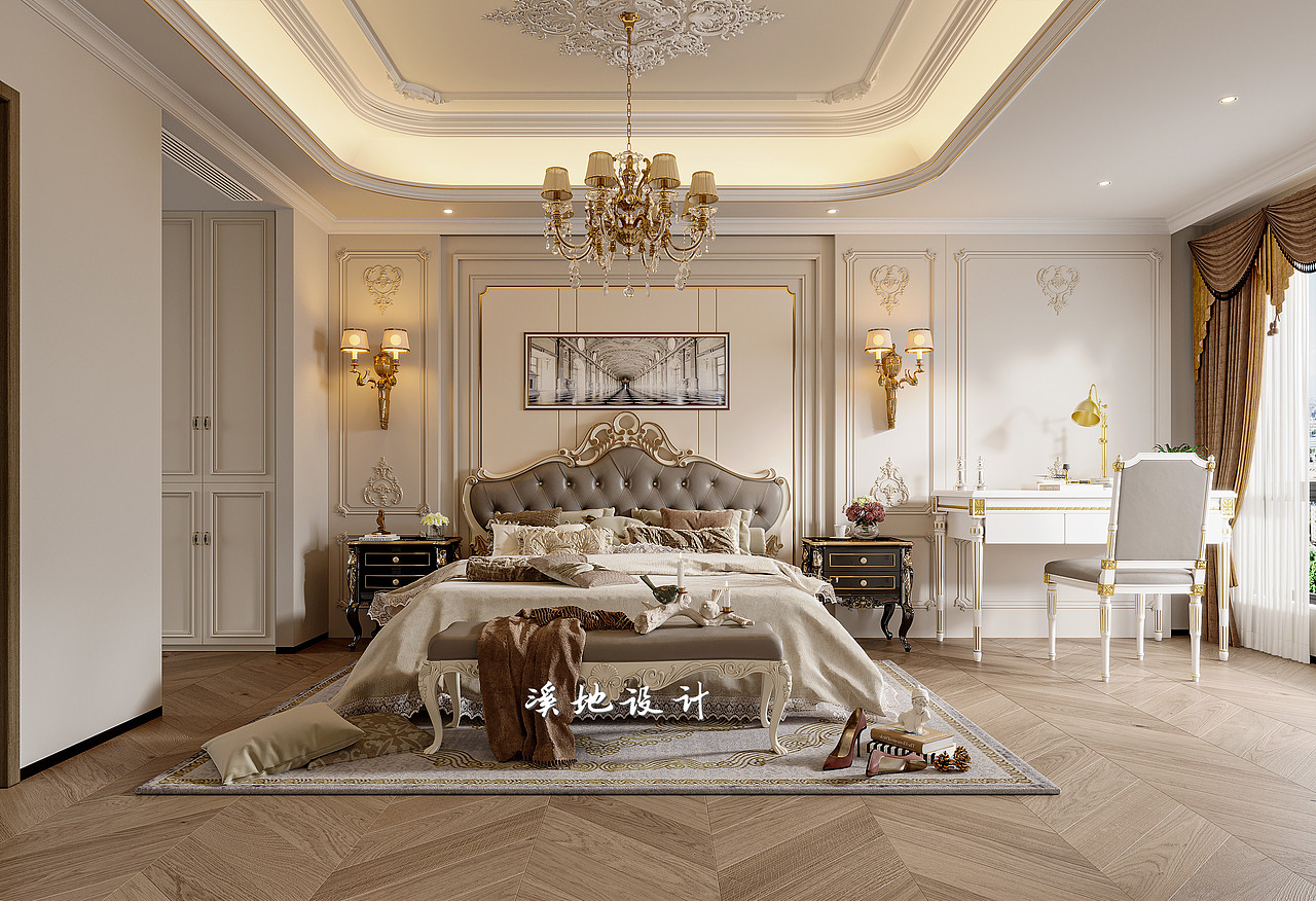 340m²独栋欧式别墅🏡，极致的华丽浪漫！（图ZMzUyOTI5MzYw） - 家装设计 - 站酷设计师大肥肥88原创素材 - 站酷ZCOOL