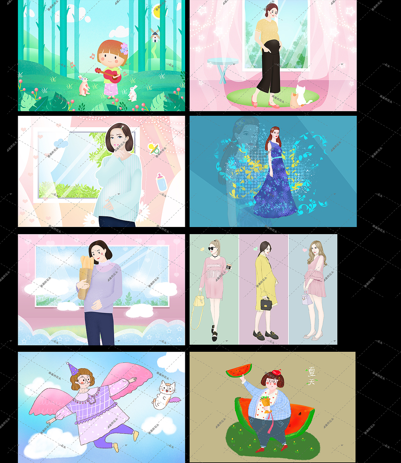 2019画的一些插画