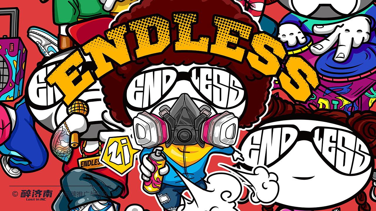 ENDLESS 新年伊始 卡通人物