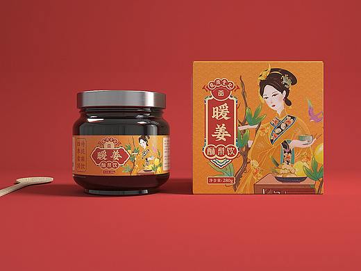 龙润堂记酥梨饮包装设计
