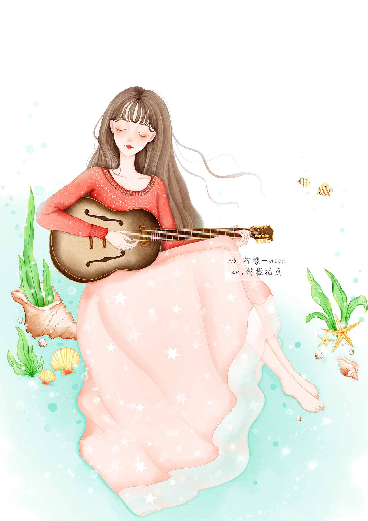 2018年12月-2019年1月学习PS板绘少女插画总结（图ZMTQyODIwNjk2） - 创作习作 - 站酷设计师柠檬插画原创素材 - 站酷ZCOOL