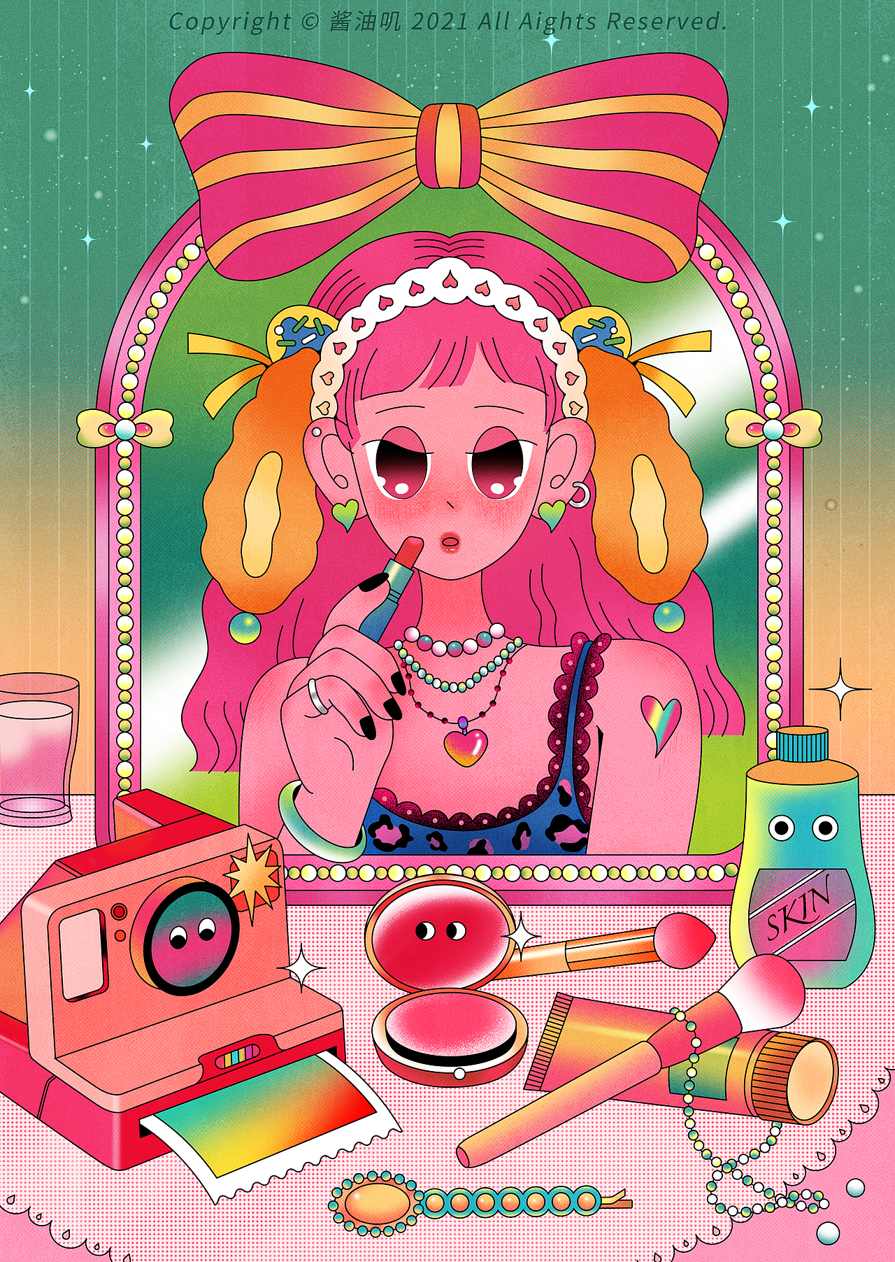 2021｜插画总结（图ZMjgyMjAxOTU2） - 商业插画 - 站酷设计师酱油叽原创素材 - 站酷ZCOOL