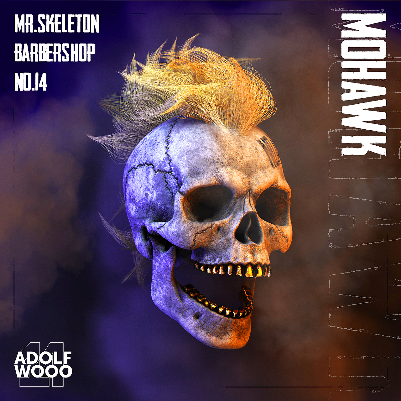 MR.Skeleton Barbershop | 骷髅先生理发店（图ZMTc2OTczODk2） - 其他平面 - 站酷设计师DonKrum原创素材 - 站酷ZCOOL