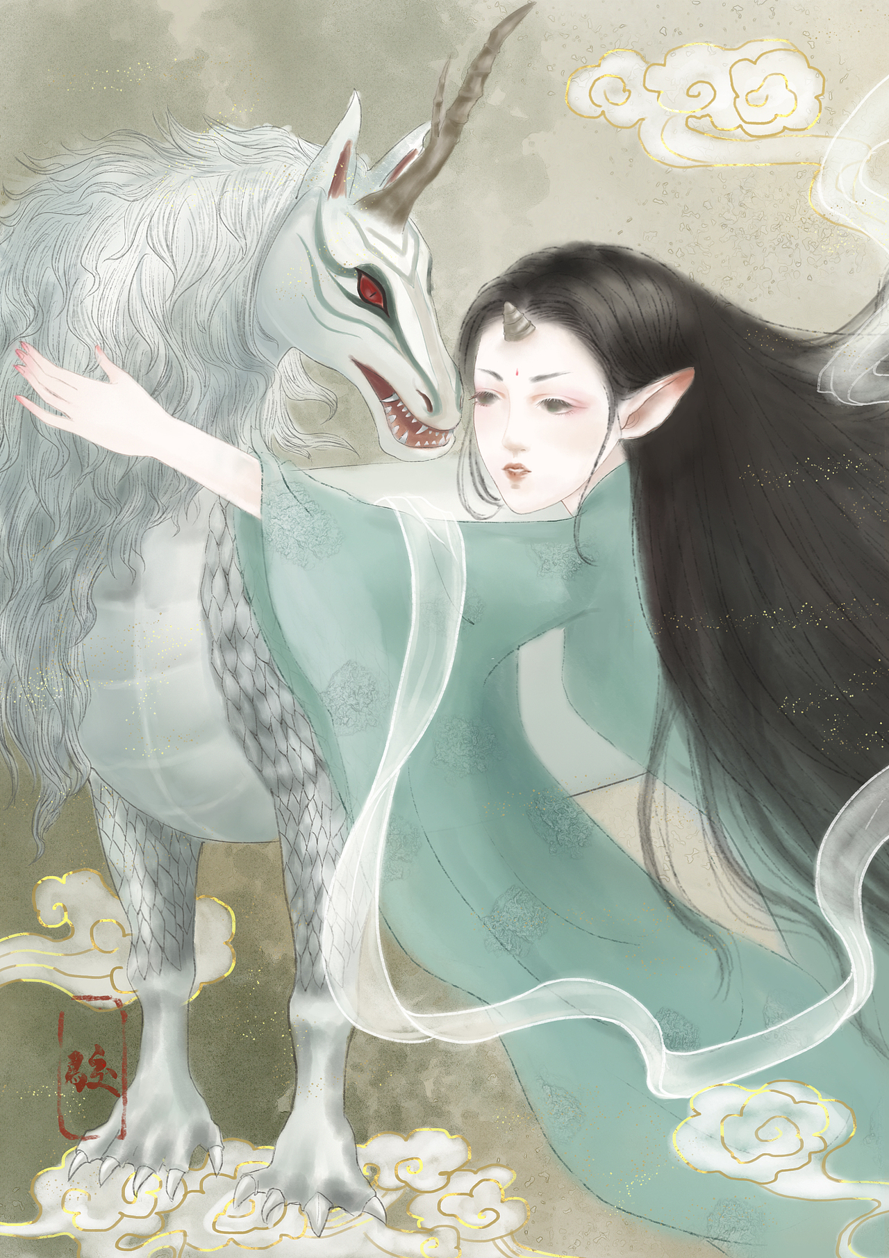 山海经系列（图ZMjIzMTk4ODQw） - 创作习作 - 站酷设计师城_春原创素材 - 站酷ZCOOL