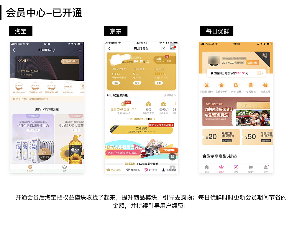 会员竞品分析（图ZMTI2Mjc1MTg0） - APP界面 - 站酷设计师Grasplife原创素材 - 站酷ZCOOL