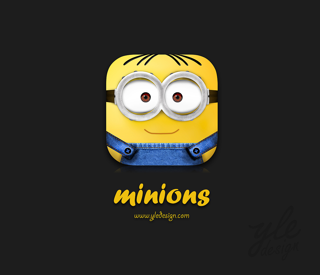 卑鄙的我小黄人Minions IOS图标练习