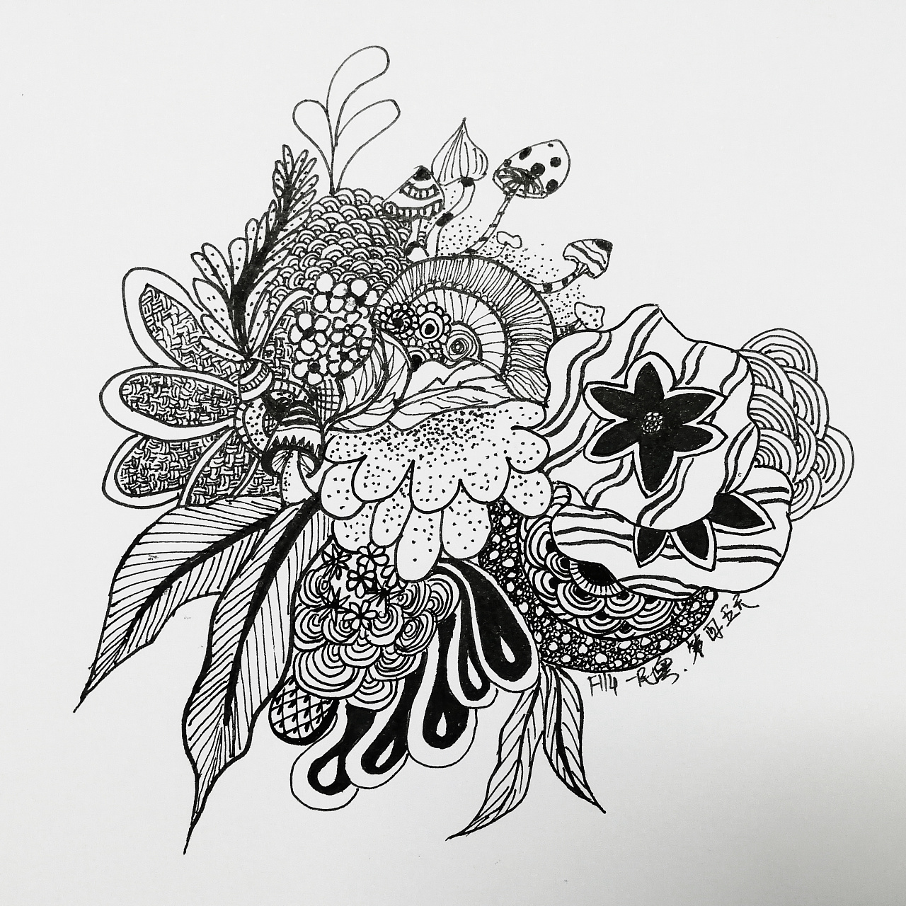 缠绕画|插画|创作习作|岁岁123 - 原创作品 - 站酷 (zcool)