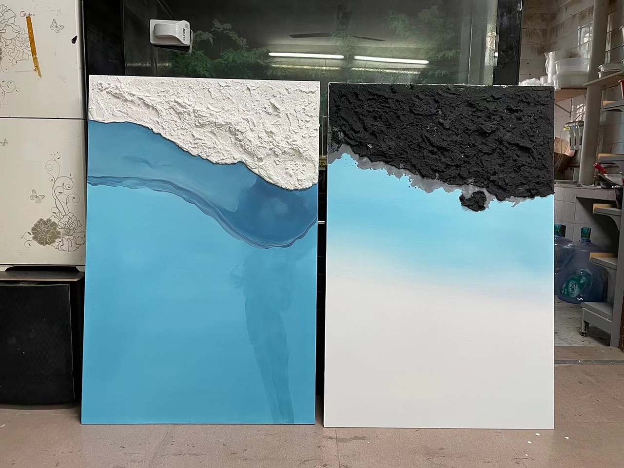 软装配画（图ZMjQ2NDU2MjI0） - 工艺品设计 - 站酷设计师艺绘软装配画工厂原创素材 - 站酷ZCOOL