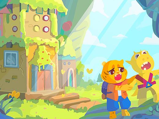 字节跳动瓜瓜龙教育测试题（个人主页-ZNTEyMzUyMDA=） - 儿童插画 - 站酷设计师哼哼鹿鸣原创素材 - 站酷ZCOOL