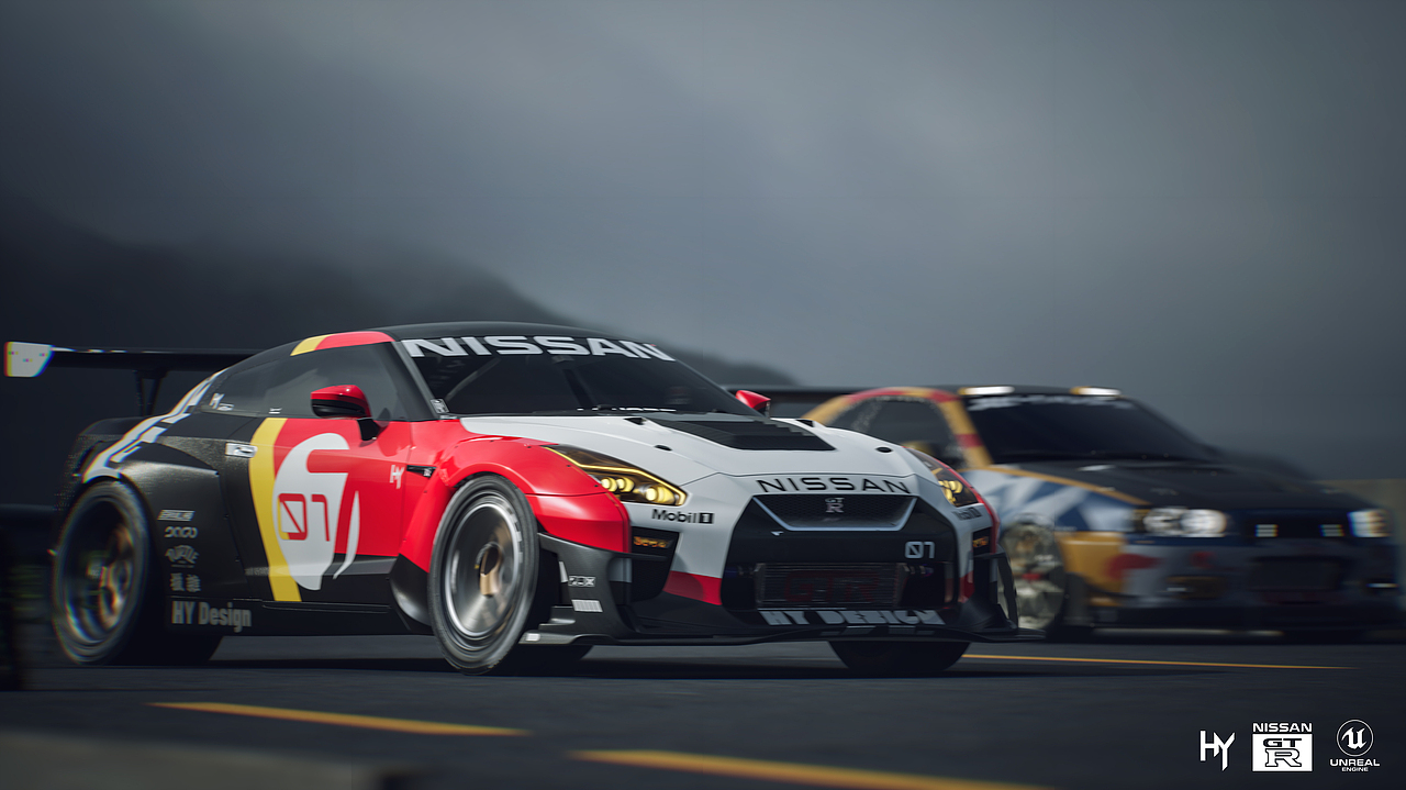 GTR R35&R34（图ZMjg2MDU3NTY4） - 机械/交通 - 站酷设计师James_Q原创素材 - 站酷ZCOOL