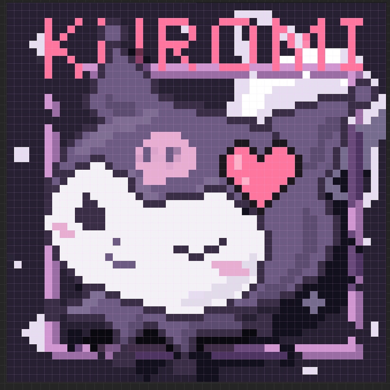 库洛米像素78风头像练习