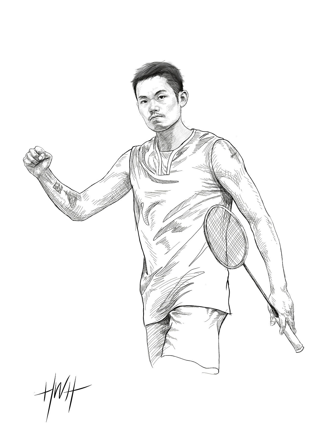 2016里约奥运瞬间ipad手绘