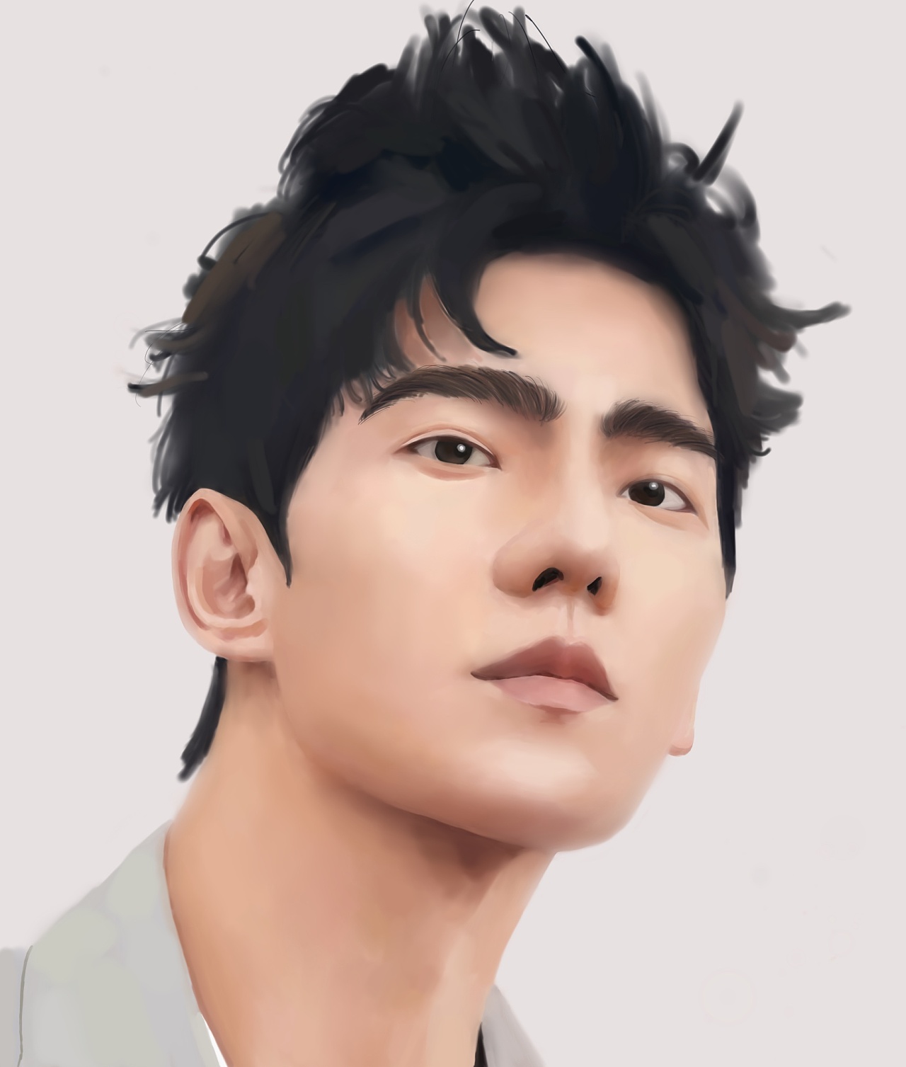 杨洋|插画|商业插画|olivia哟 - 临摹作品 - 站酷 (zcool)