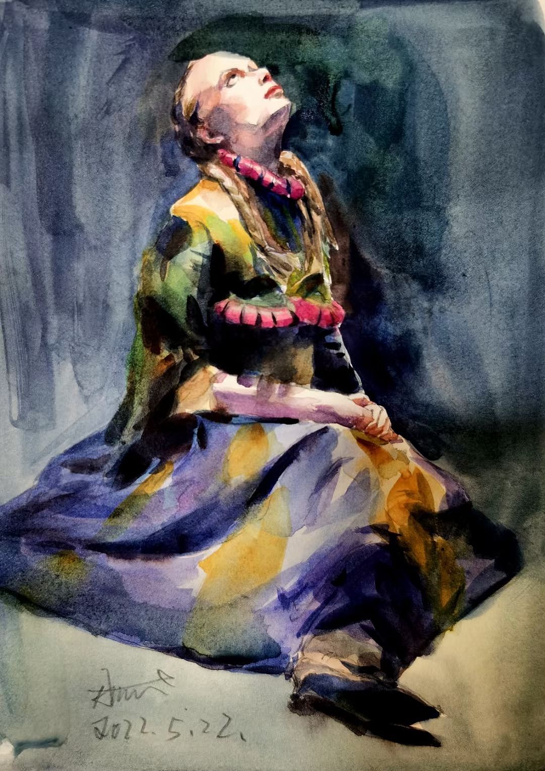 近日速写（图ZMzE1NDMwNjgw） - 绘画 - 站酷设计师张晓睿原创素材 - 站酷ZCOOL