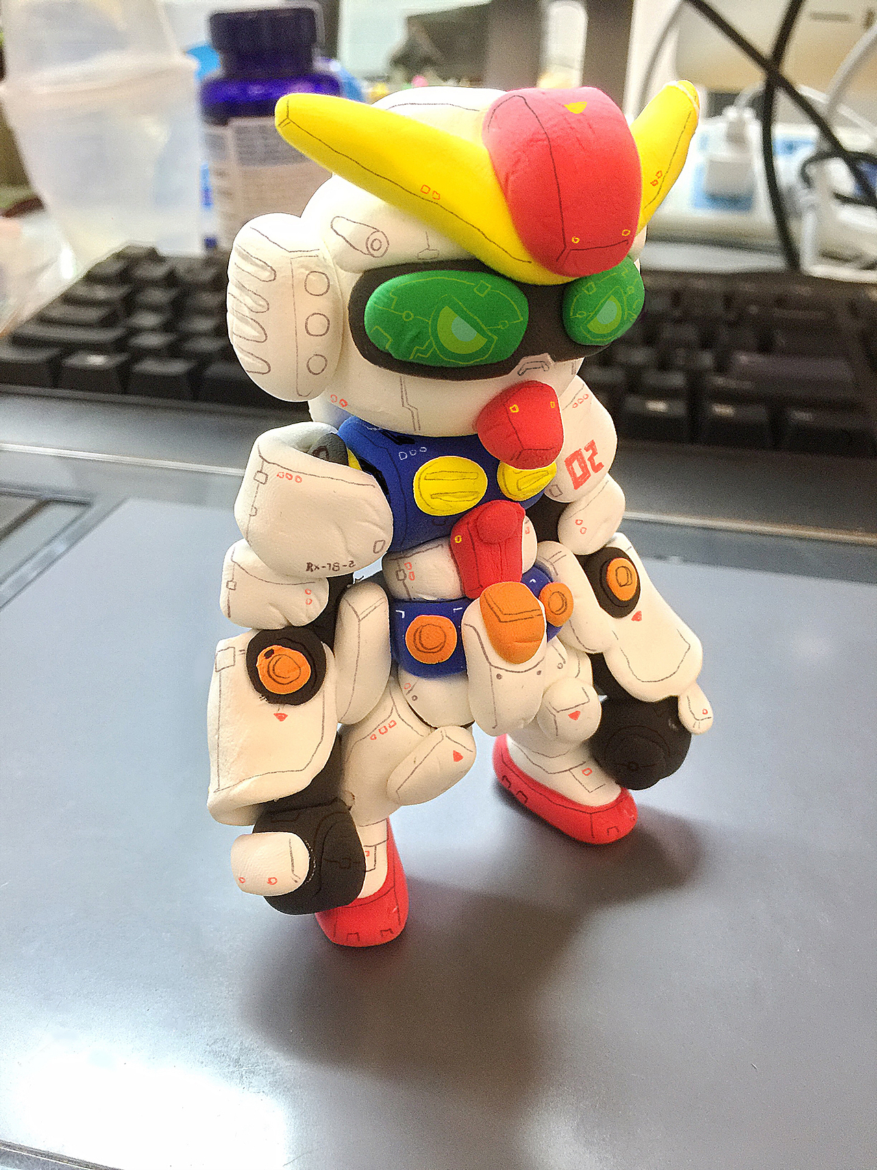 超轻粘土procreaterx78高达白色恶魔