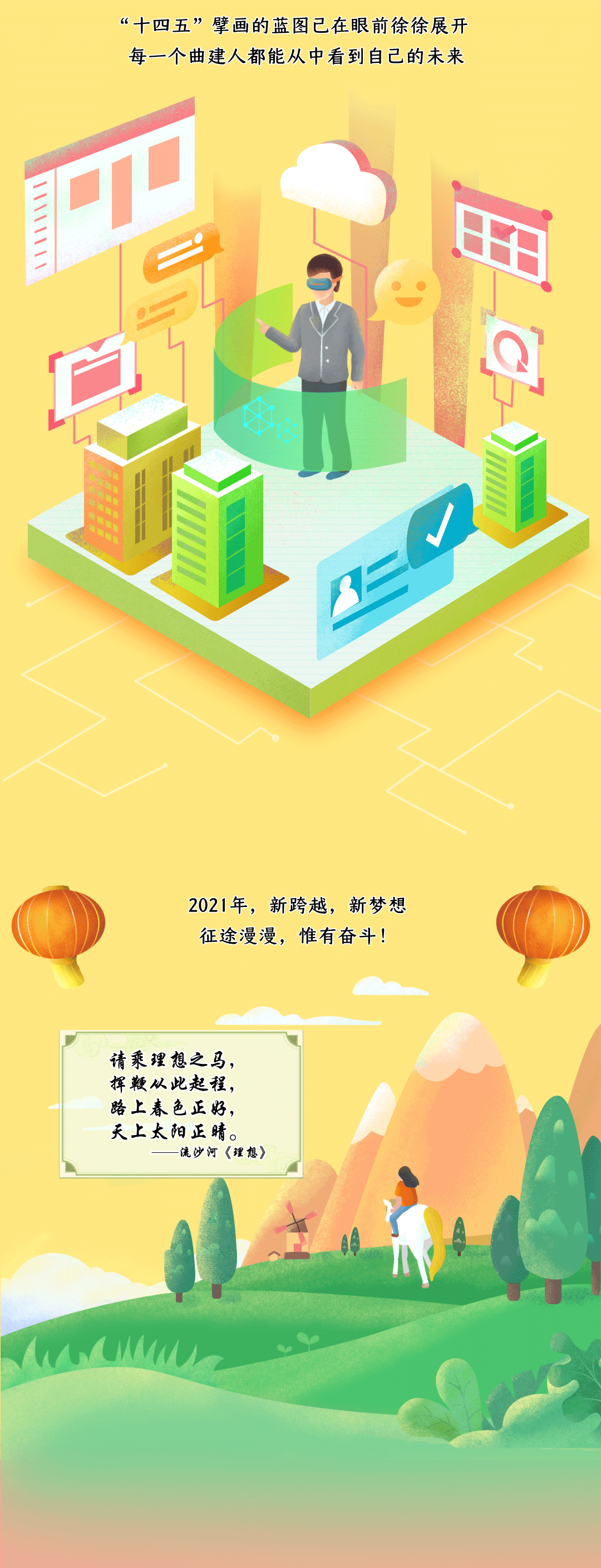 H5 | 新春长卷 情景组图（图ZMjQyODYxMzc2） - 商业插画 - 站酷设计师苦味益达原创素材 - 站酷ZCOOL
