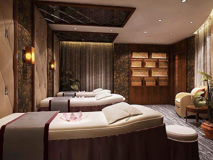 重庆2018美容院装修设计效果图 2018最流行的装修风格 鼎庭装饰装修设计美容院作品系列