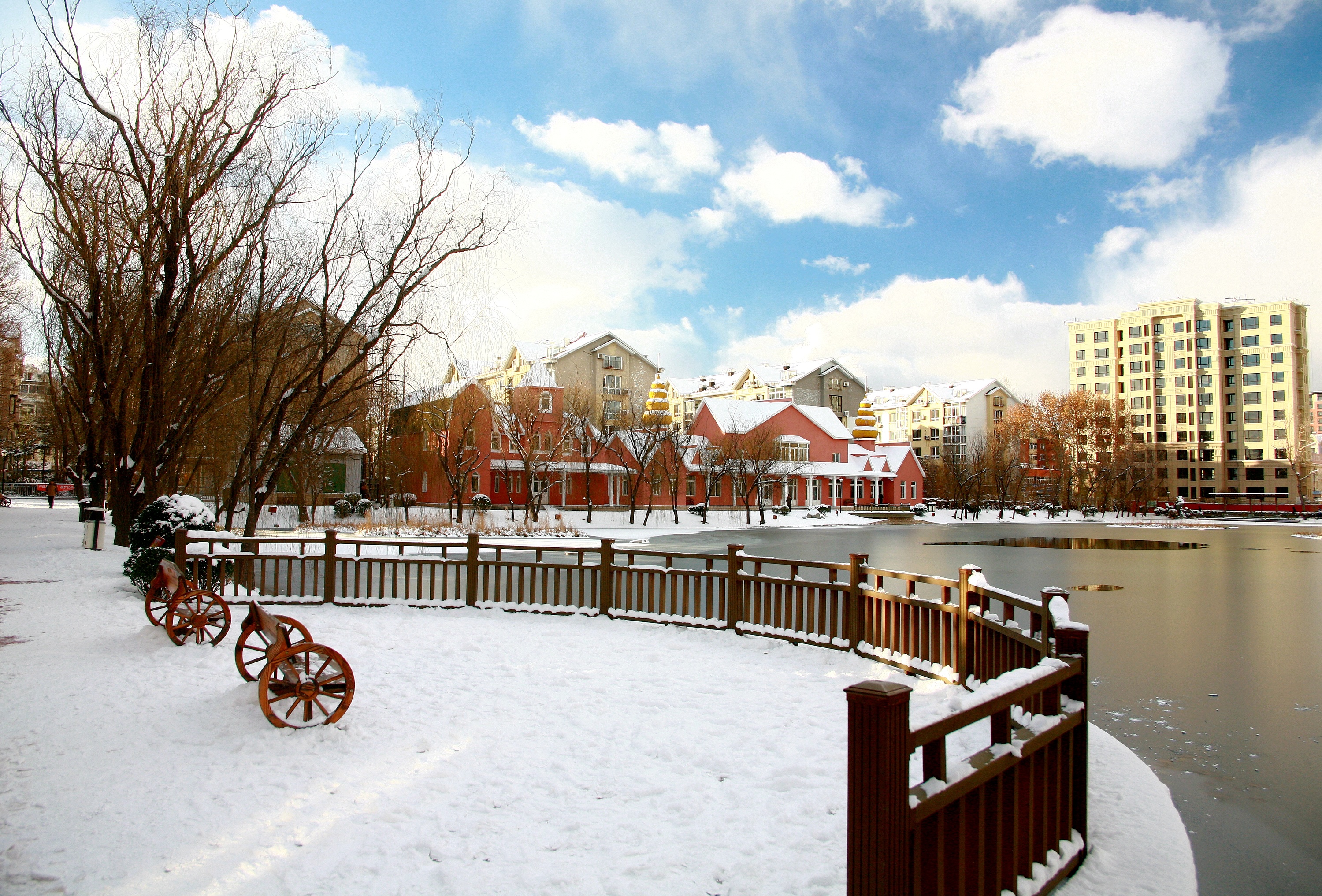 2018年第一场大雪-大连