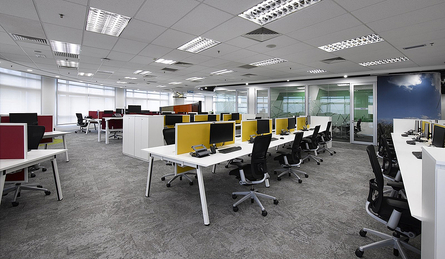 西安600平米办公室装修设计图