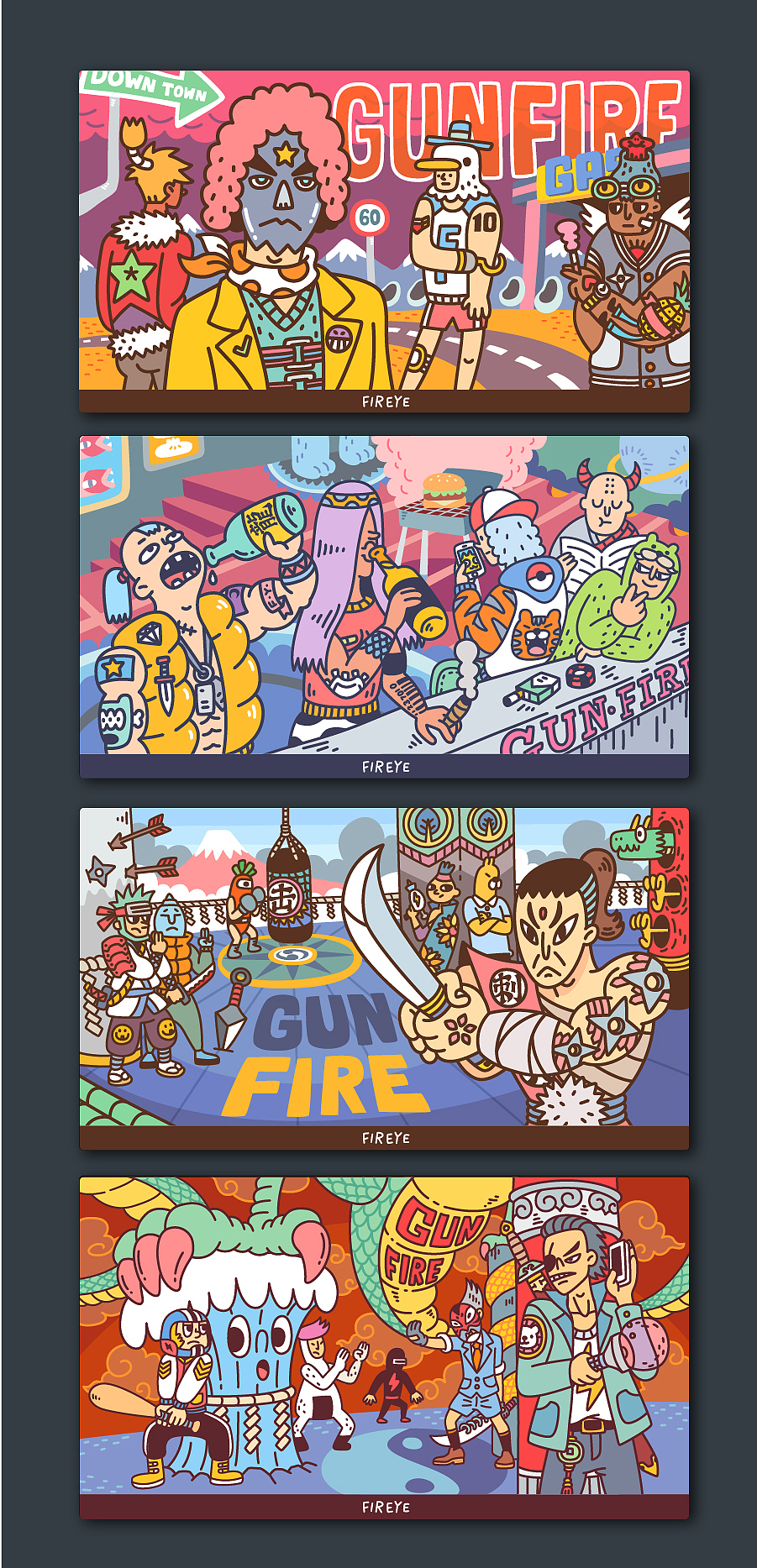 FIREYE’S TOYS（图ZNzI1NTc0MDA=） - 艺术插画 - 站酷设计师Fireye峰原创素材 - 站酷ZCOOL