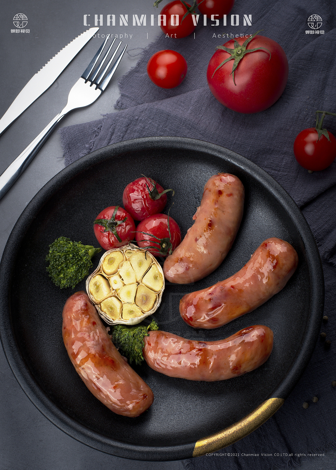 蝉妙✖️喜旺-烤肠（图ZMjgyNzA3NTYw） - 美食摄影 - 站酷设计师上海蝉妙视觉原创素材 - 站酷ZCOOL