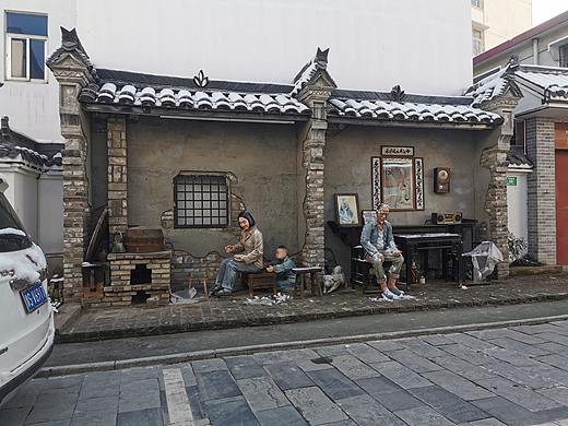 怀旧场景玻璃钢雕塑制作—能否勾起你美好的童年记忆？