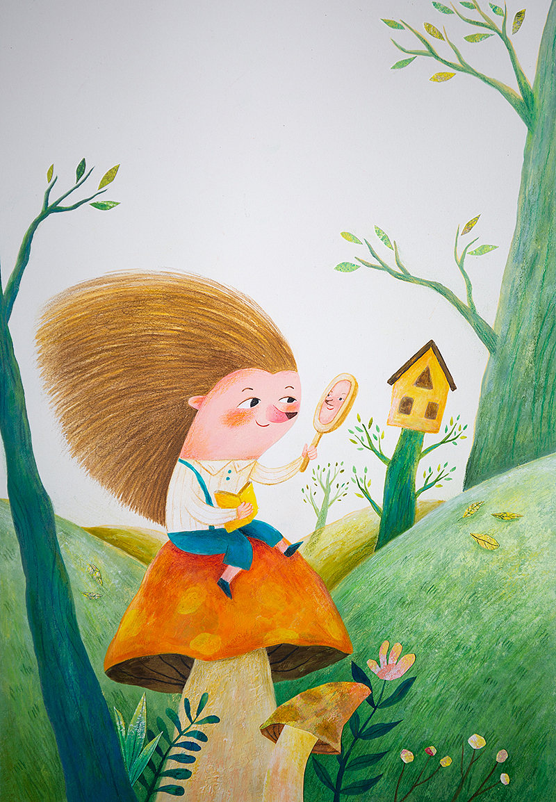 最近合作的儿童绘本插图与绘本封面插画绘制