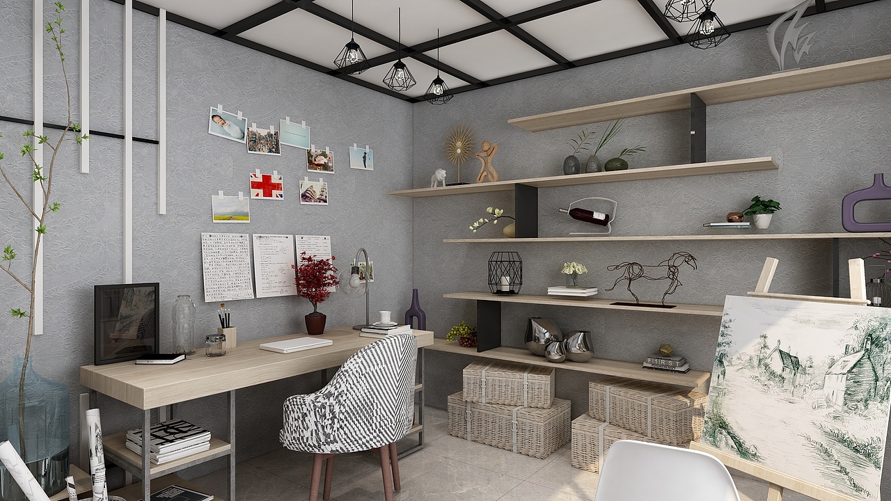 巴德士艺术漆——酷家乐场景