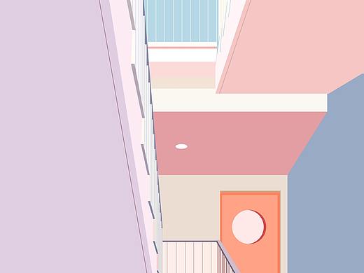 樓梯（個人主頁-ZNDg1NzMzODA=） - 藝術(shù)插畫 - 站酷設(shè)計師綠波兒原創(chuàng)素材 - 站酷ZCOOL