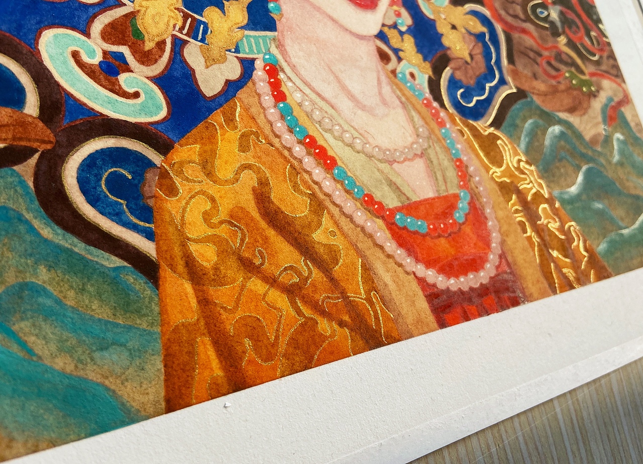 三生朝圣 面壁敦煌（图ZMjMyMzE2NDQ0） - 商业插画 - 站酷设计师老白馒头原创素材 - 站酷ZCOOL