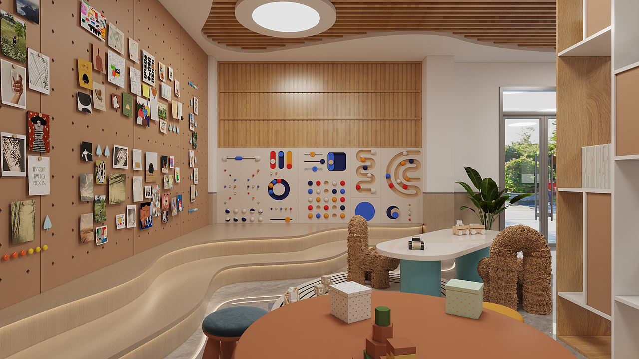 某社区党群服务中心改造方案效果图