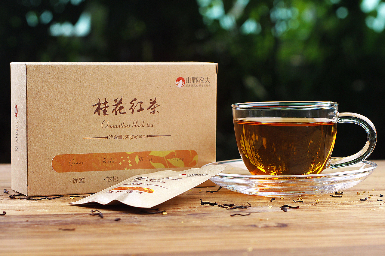 桂花红茶拍摄（三角袋泡创新传统茶系列）（图ZODQ4MTc2MDA=） - 产品摄影 - 站酷设计师手可摘星陈同学原创素材 - 站酷ZCOOL