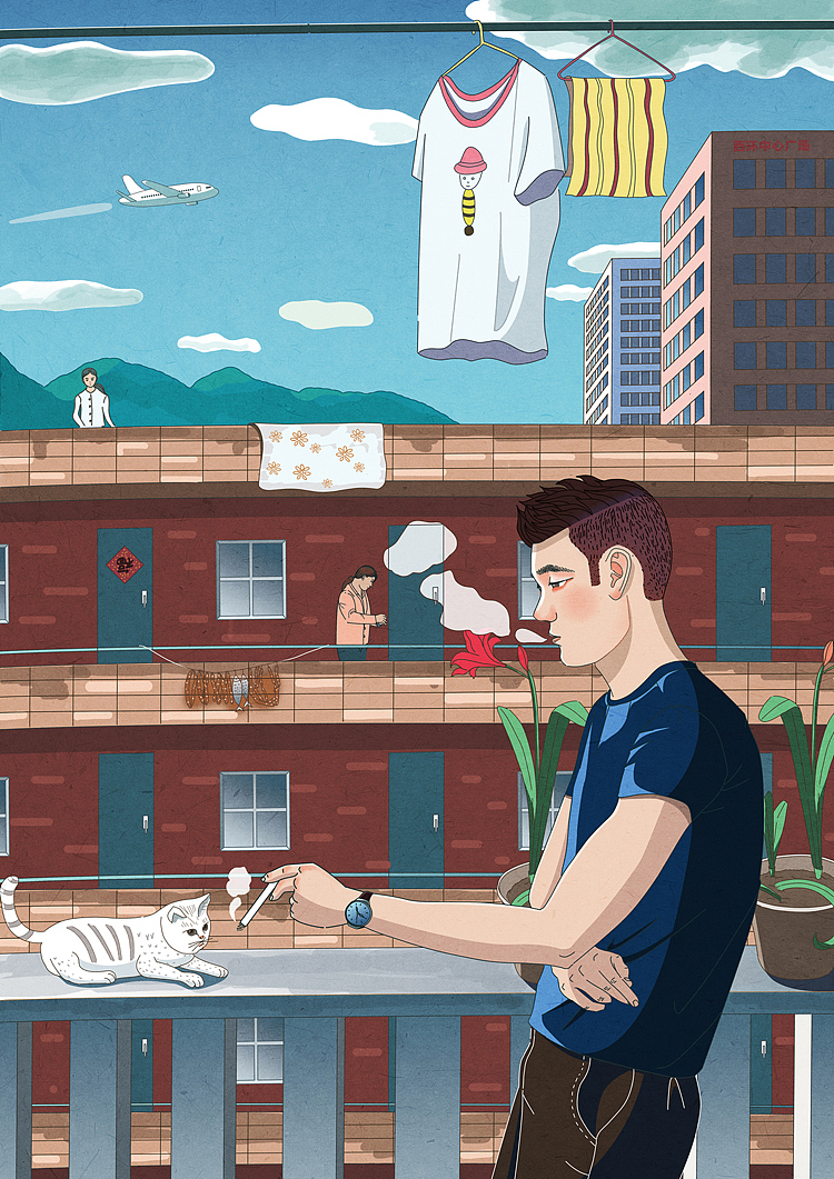 人間煙火1（圖ZMTM4NTA1ODY4） - 繪本 - 站酷設(shè)計師立羽Damon原創(chuàng)素材 - 站酷ZCOOL