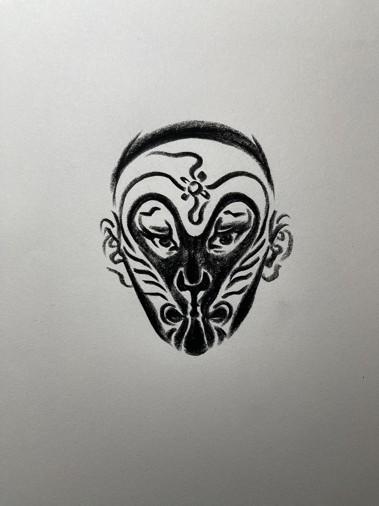 悟空脸谱画语者邓宇