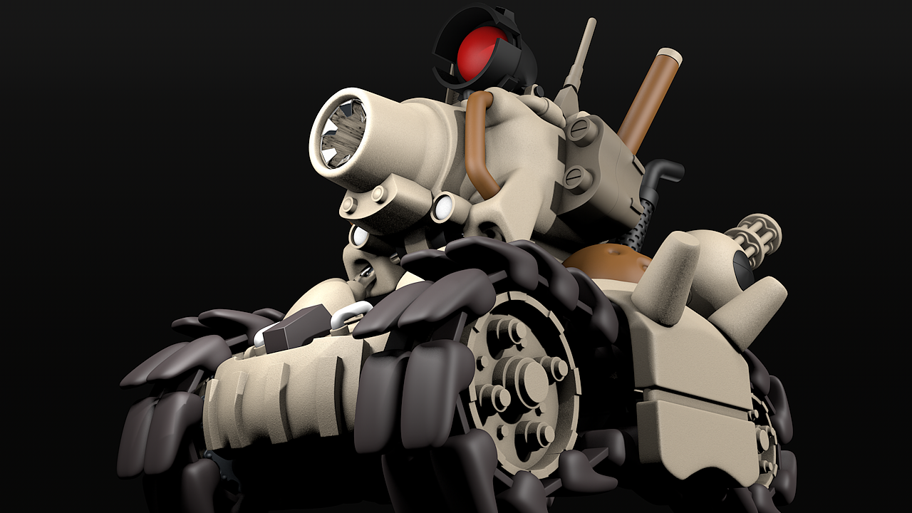 《合金弹头》渲染练习,万能小坦克-童年街机