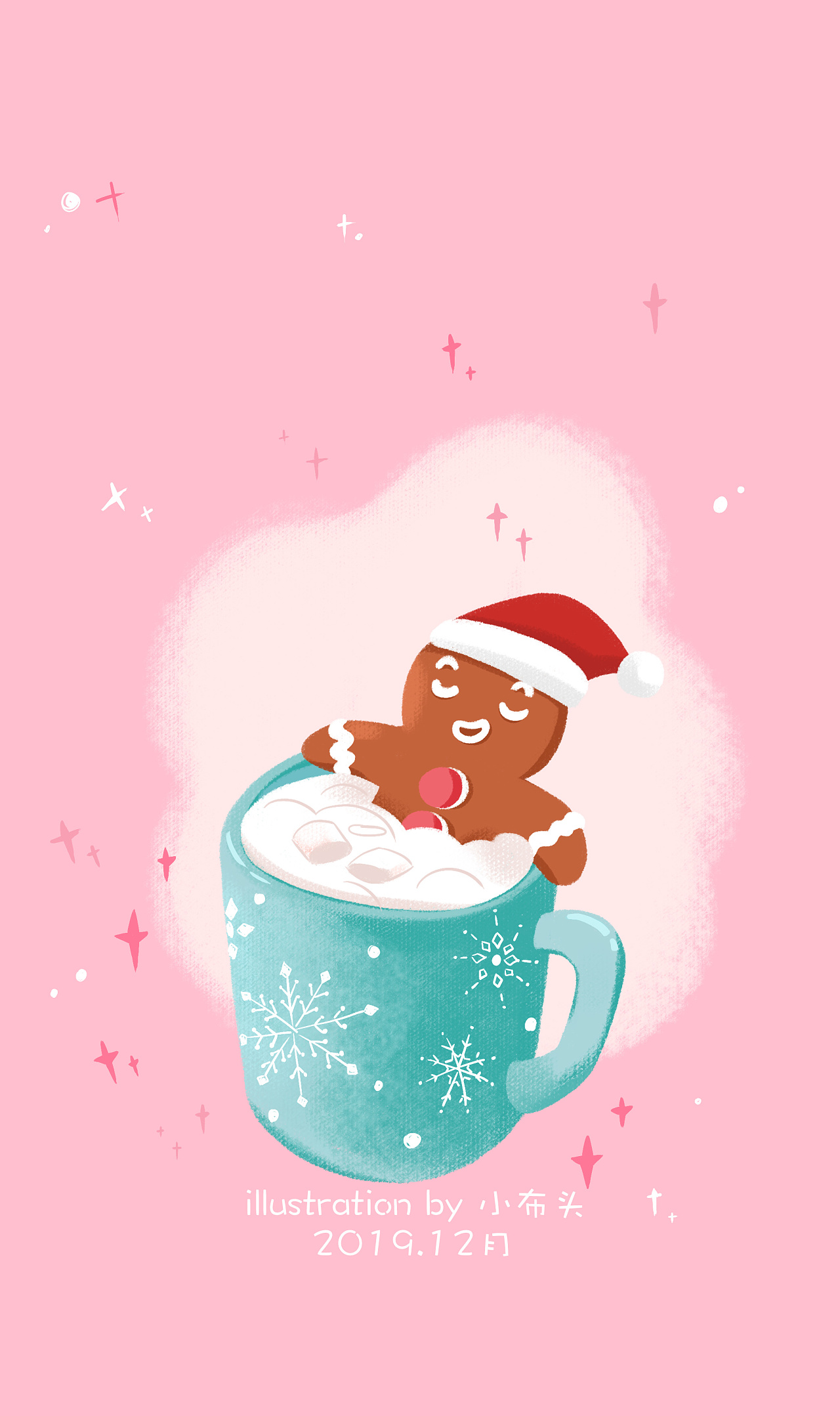 圣诞节,姜饼人壁纸