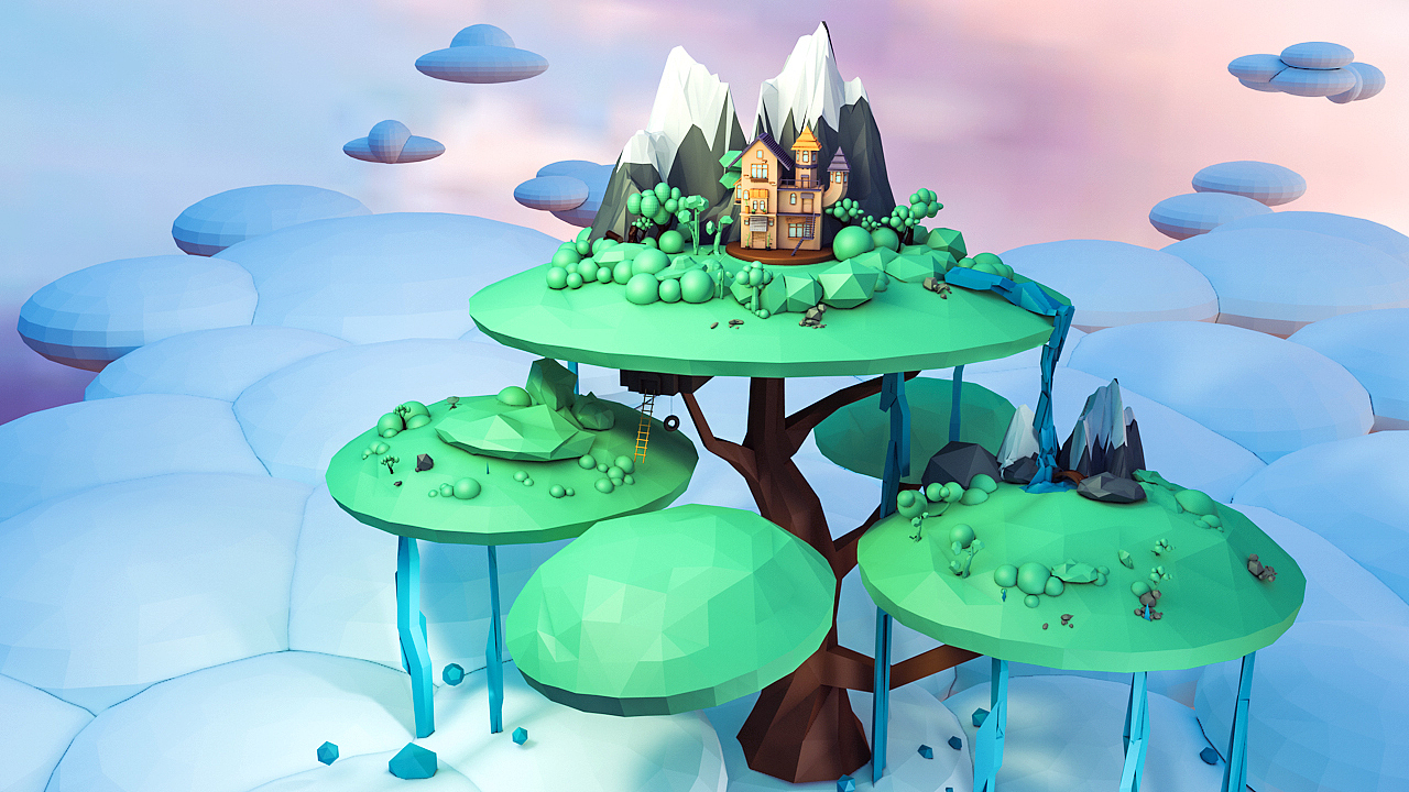 之前的c4d临摹练习，渲染真的很烦~~（图ZMjcwMDUzMTQ0） - 其他三维 - 站酷设计师你閙呢原创素材 - 站酷ZCOOL