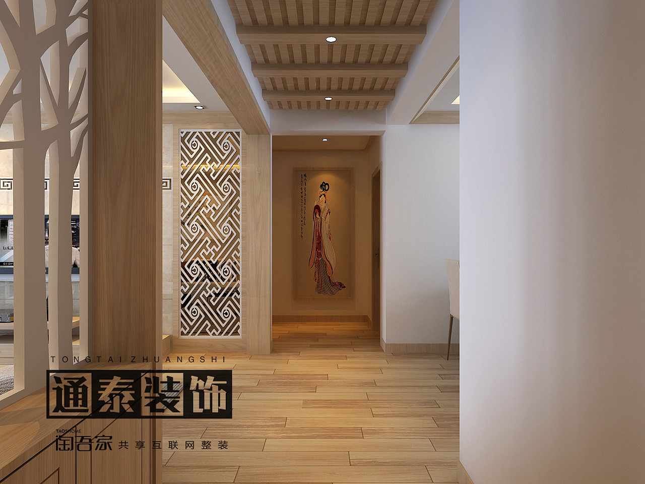 滕州装修-滕州通泰装饰 缇香郡日式风格（图ZMTg5OTA1Njk2） - 家装设计 - 站酷设计师滕州通泰装饰原创素材 - 站酷ZCOOL